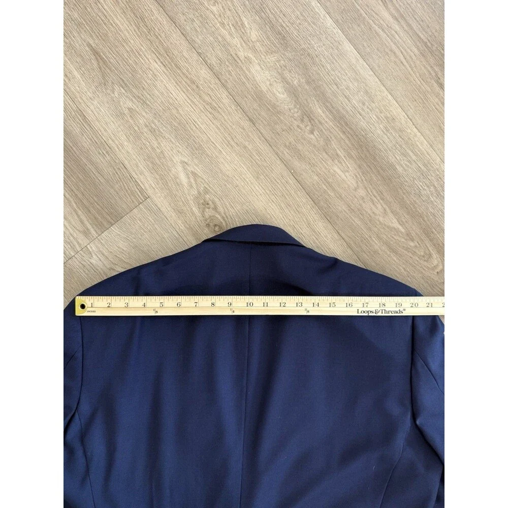 Peter Millar Wool Navy Sports Coat Blazer 48R